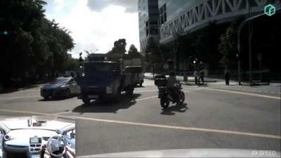 Test-driving robo-cars in Singapore.