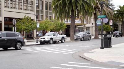 Starship's first delivery in Redwood City, Calif.