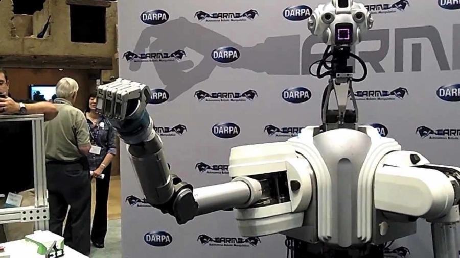 DARPA ARM manipulation demo.