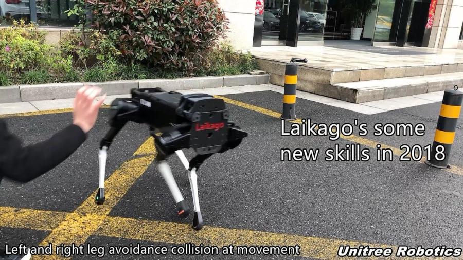 Laikago learns new tricks.