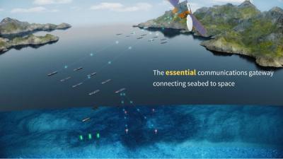 How Wave Glider relays data from underwater to shore.