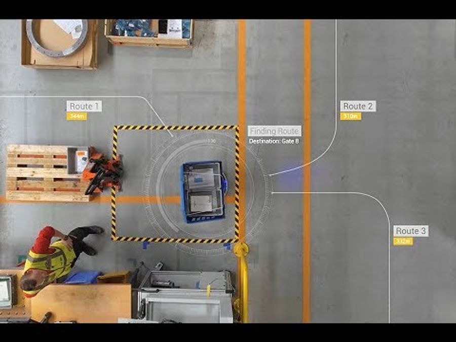 Freight robots at DHL.