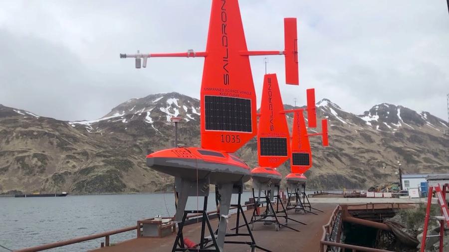 Saildrone in the Arctic Ocean.