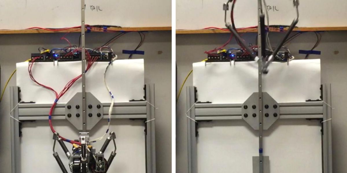 GOAT Robot Leg Demonstrates Explosive Jumping