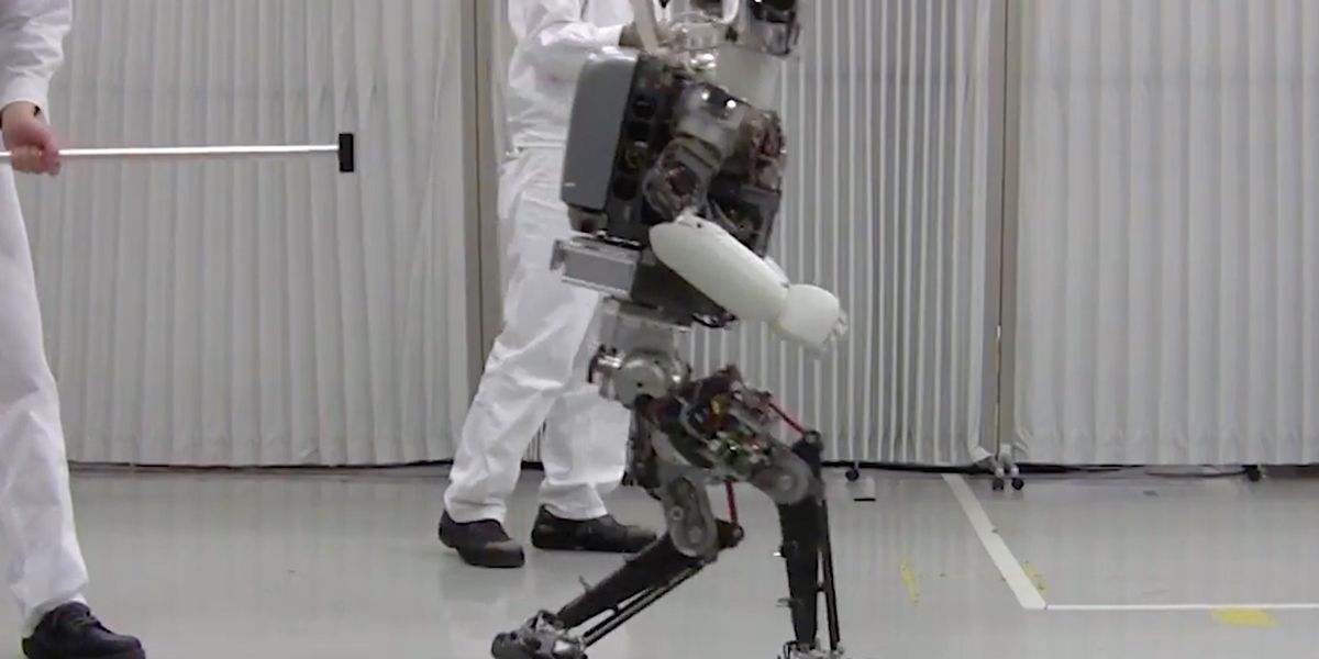 Asimo Still Improving Its Hopping and Jogging Skills