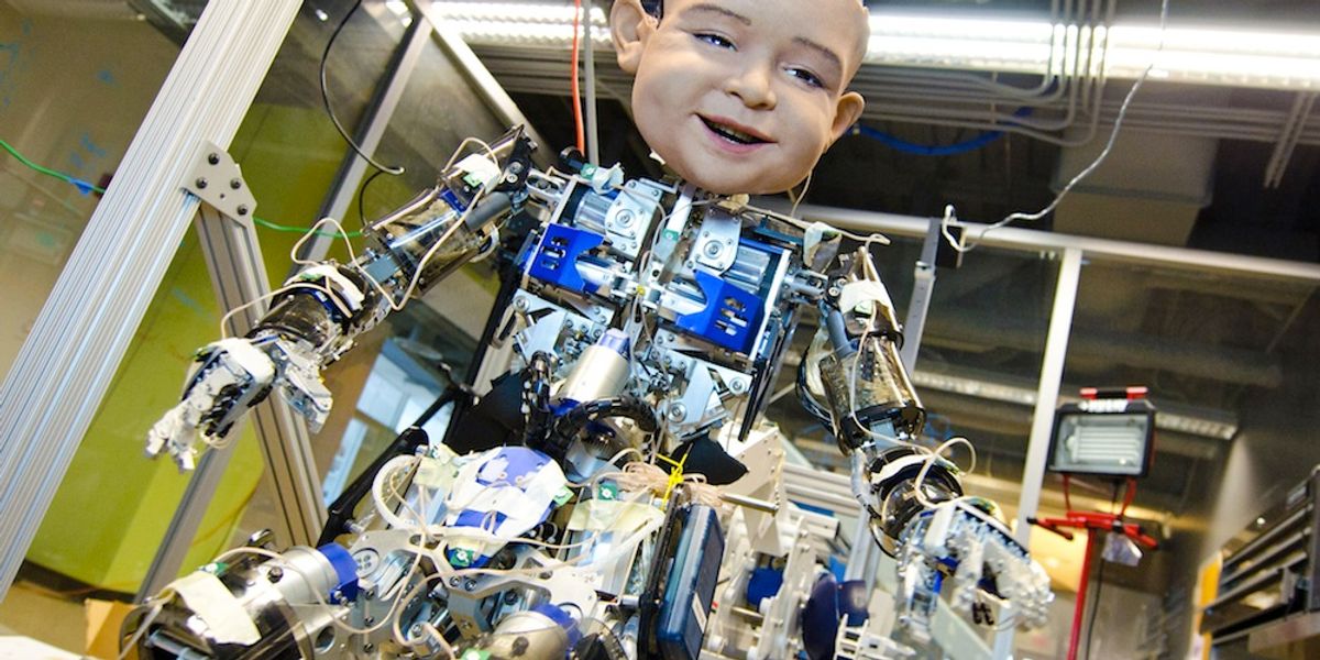 Robot Baby Diego-San Shows Its Expressive Face on Video