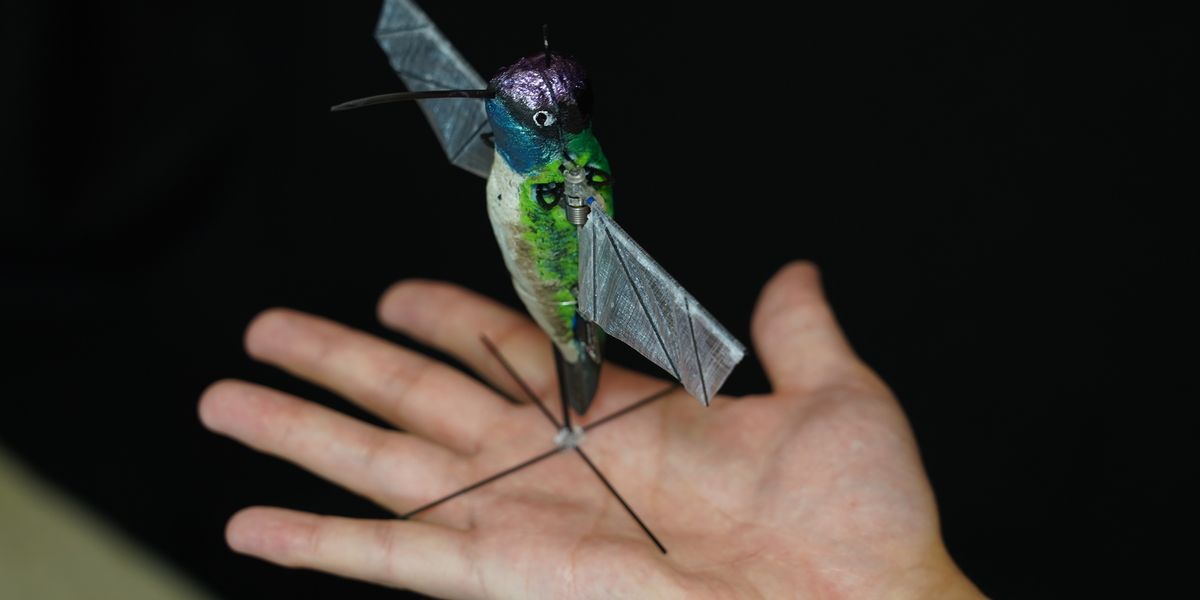 This Robot Hummingbird Is Almost as Agile as the Real Thing