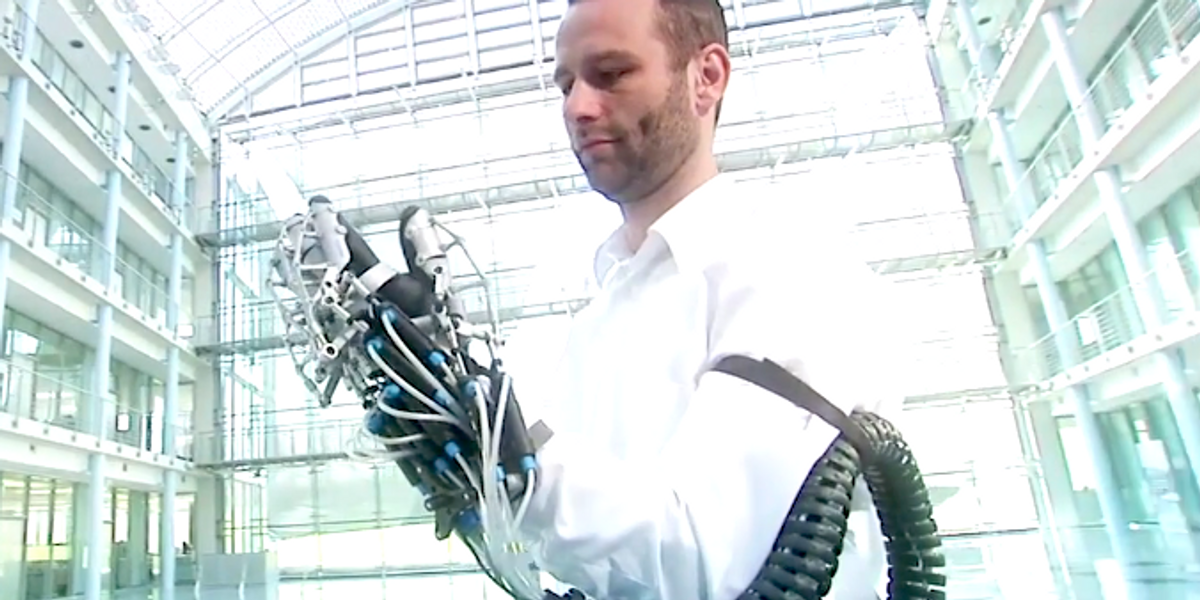 Video Friday: Festo's ExoHand, Russian Robonaut, and Hugvie the Huggable Robot